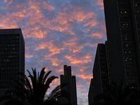 Sunset over Market St.